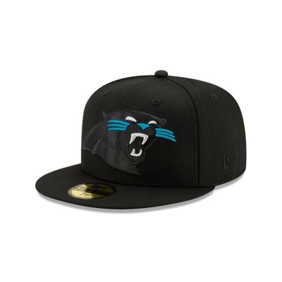 Carolina Panthers Gorra | New Era NFL Logo Elements 2.0 59fifty Fitted Cap Mexico - Negros